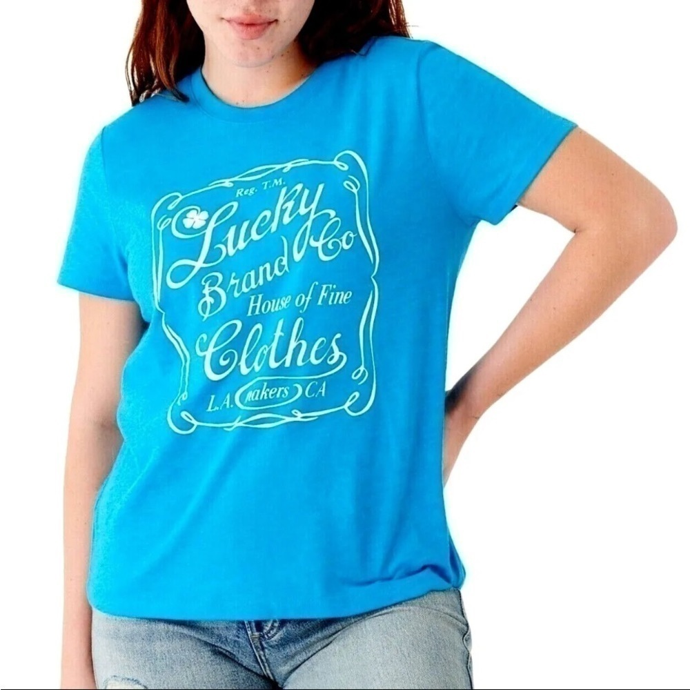 🆕 Lucky Brand - NWT Logo Shirt Size Small